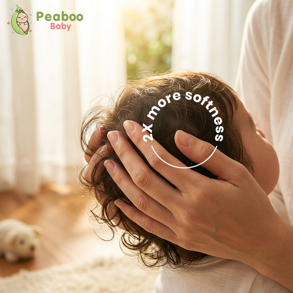 Peaboo Baby Vegan Scalp & Hair Oil Growth & Massage Flaky & Dry Scalp Vitamin E (60ml)
