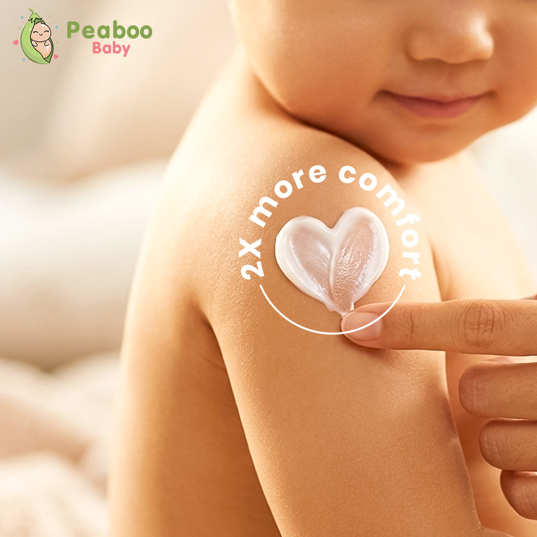 Peaboo Baby Vegan Soothing Cream Fast Relief for Diaper Rash & Irritation with Avocado & Aloe Vera