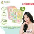 Buy 3 Get 2 Peaboo Baby Citronella Patches Natural Worry-Free Outdoor Stick-Ons (12 Cute Designs)