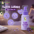 Peaboo Baby Sweet Lullaby Vegan Baby Oil 60ml Sleep Oil Plant Based Bedtime Tummy Hypoallergenic with Vitamin E for All Ages
